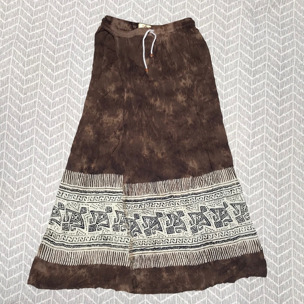 Rad Flowy Spanish Wrap Skirt!! Mira Mira!